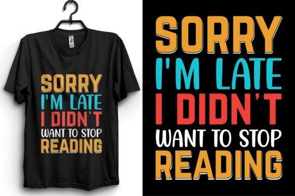 Book Typography T Shirt Design for Local Business Branding