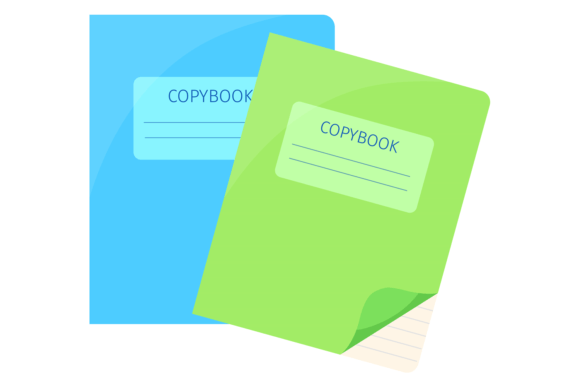 Copybooks Color Icon for Branding and Marketing