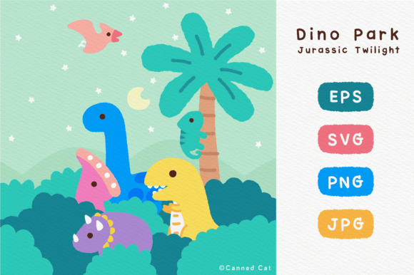 Dino Park Jurassic Twilight Graphics