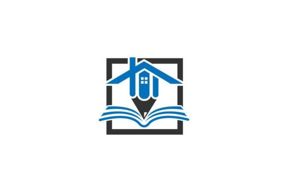 Pencil Home and Book Education Graphics for Handmade Creations