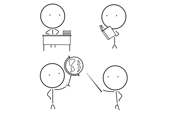 School Icons, Education Icons, Science Graphics