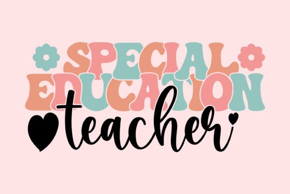 Special Education Teacher PNG Design for Crafts and Graphics