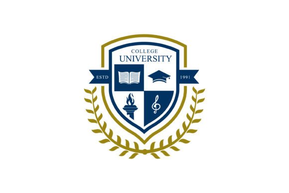 University College Badge Logo Design for Logos and Graphics